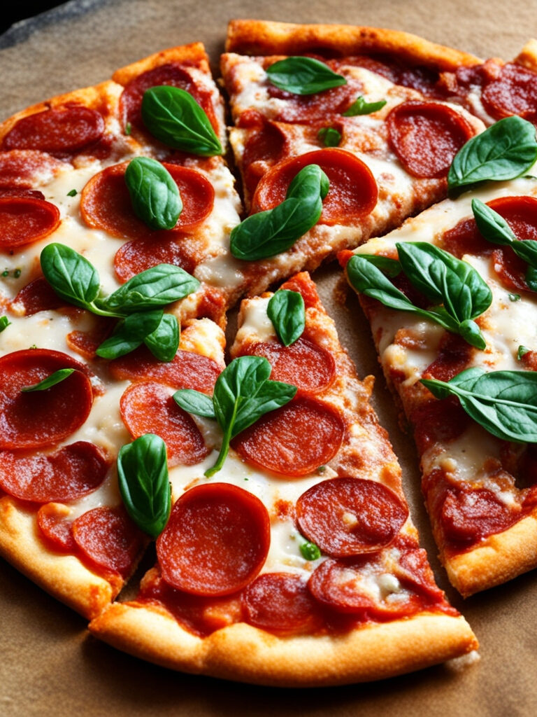 Red pizza (crispy and thin) like the one from the baker!