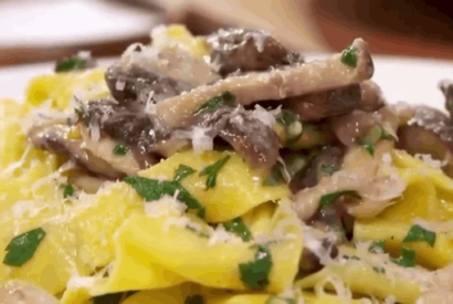 Thumbnail for Pappardelle with mushrooms