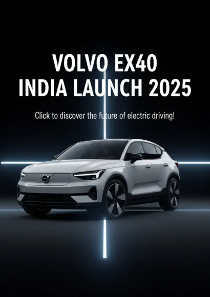 Volvo-EX40-1 » Tavolart ₹50.10 लाख में Volvo EX40 आ गई भारत! 475KM रेंज, 150kW फास्ट चार्ज + लग्ज़री फीचर्स