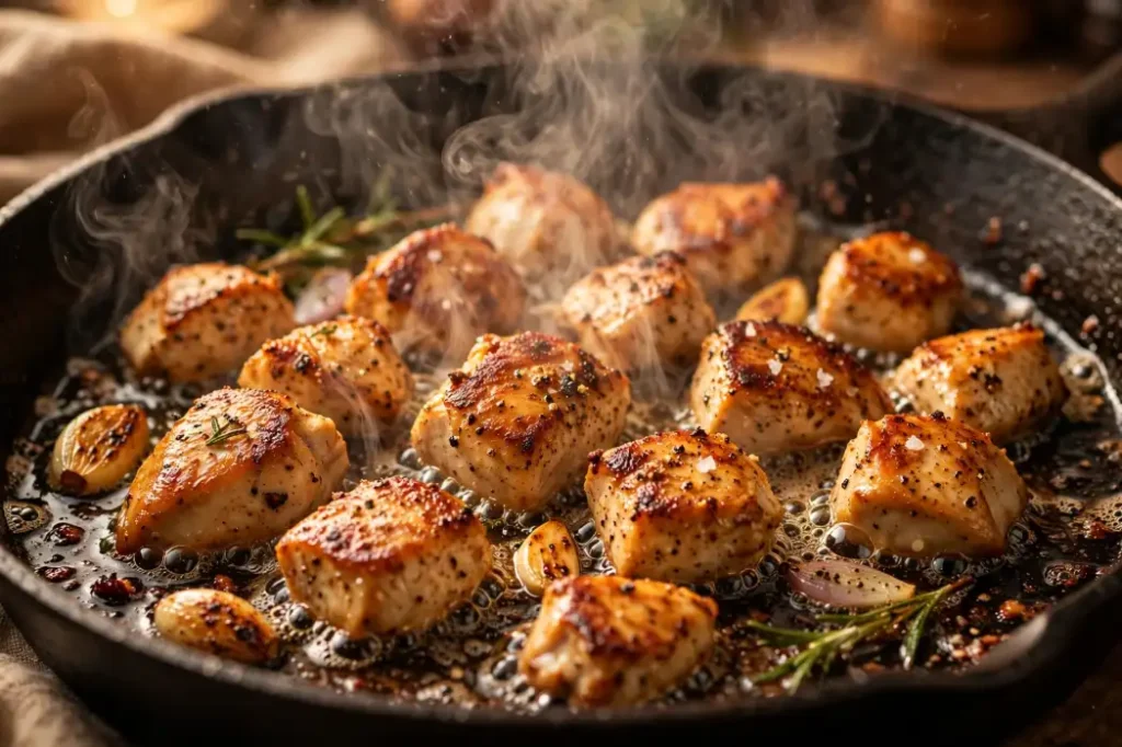 cooking chicken for chicken pot pie recipe
