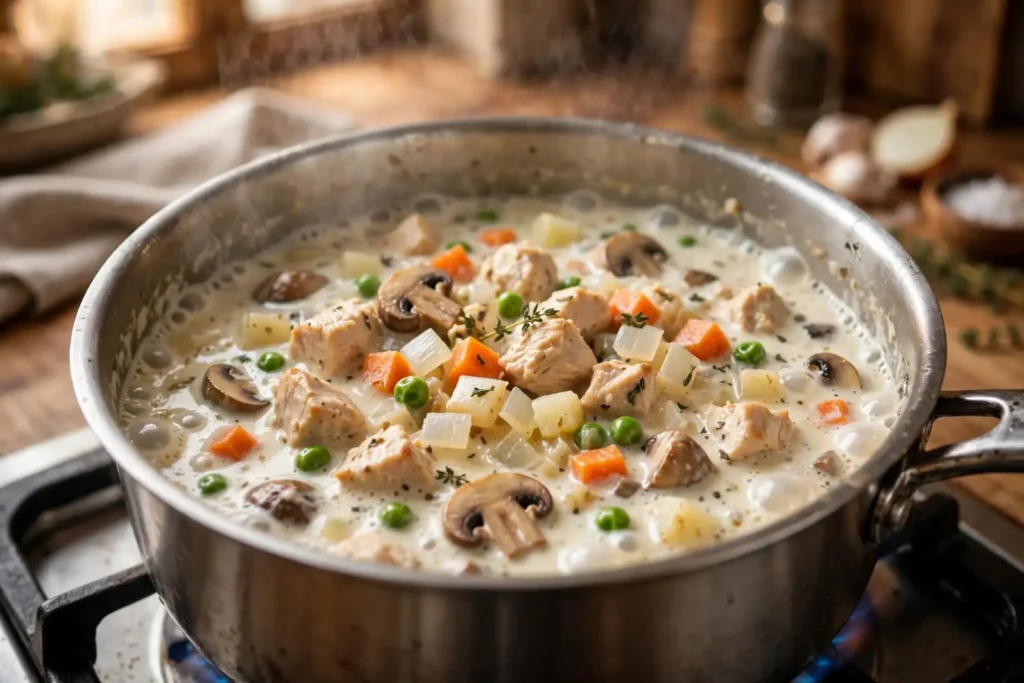 creamy chicken pot pie filling recipe