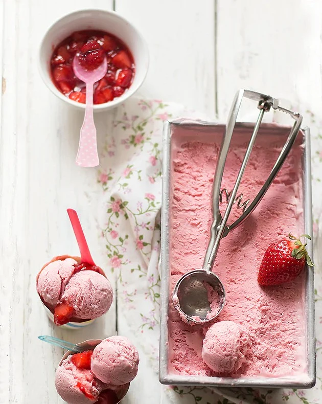 Strawberry-Ice-Cream-Recipe » Tavolart Strawberry-Ice-Cream-Recipe